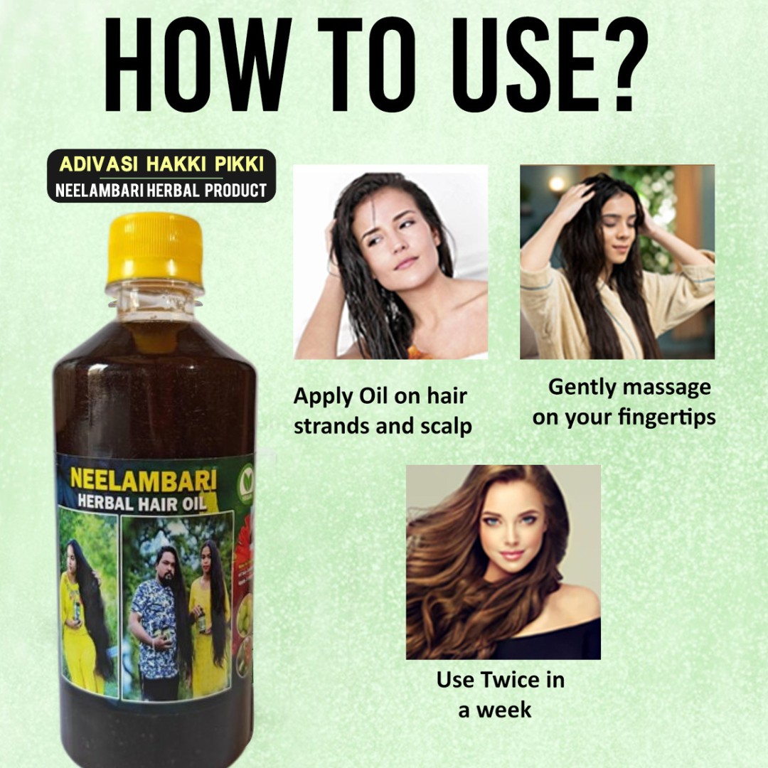 Hakki Pikki Aadivasi Neelambari Herbal Hair Oil